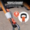 Ergodyne Web Tool Tether, Non-Conductive D-Ring, Orange, 6PK 3707 - alternate 9